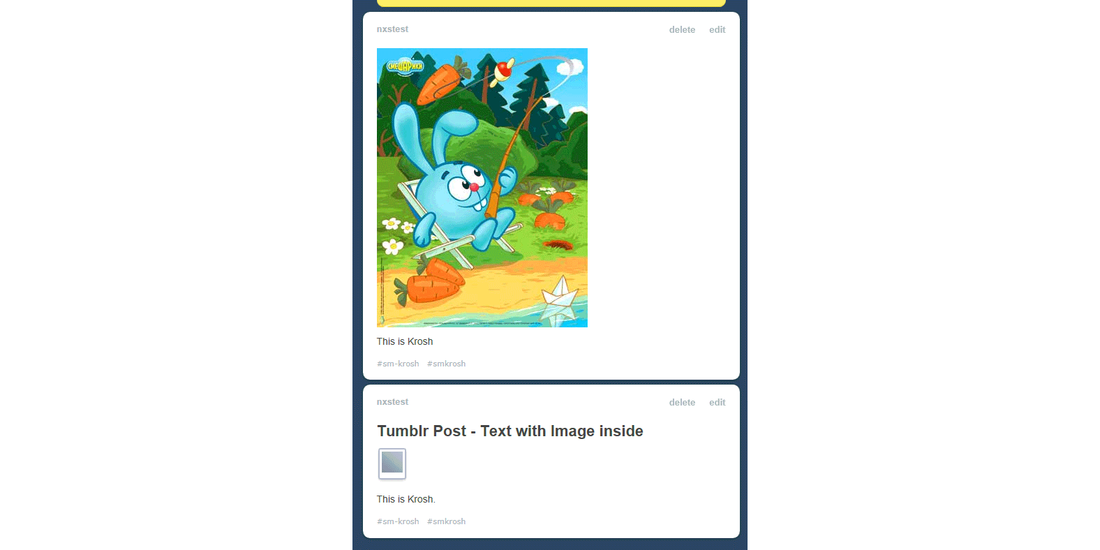 Tumblr: Text post vs Image Post - NextScripts