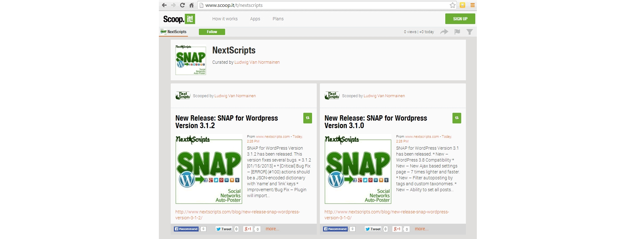 New Release: SNAP for Wordpress Version 3.2 - NextScripts